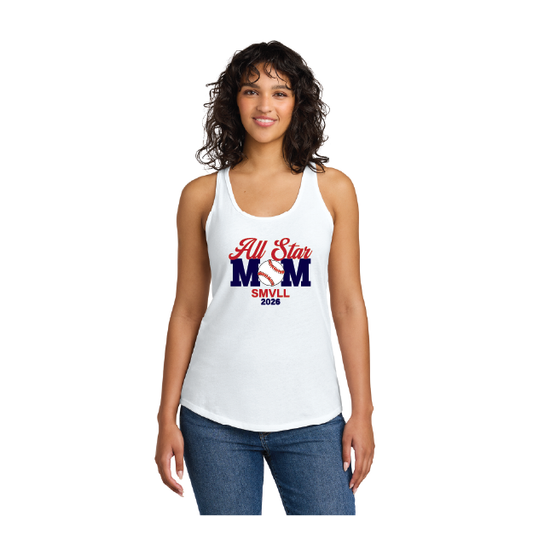 SMVLL ALL STARS MOM - Next Level Apparel Women’s Ideal Racerback Tank