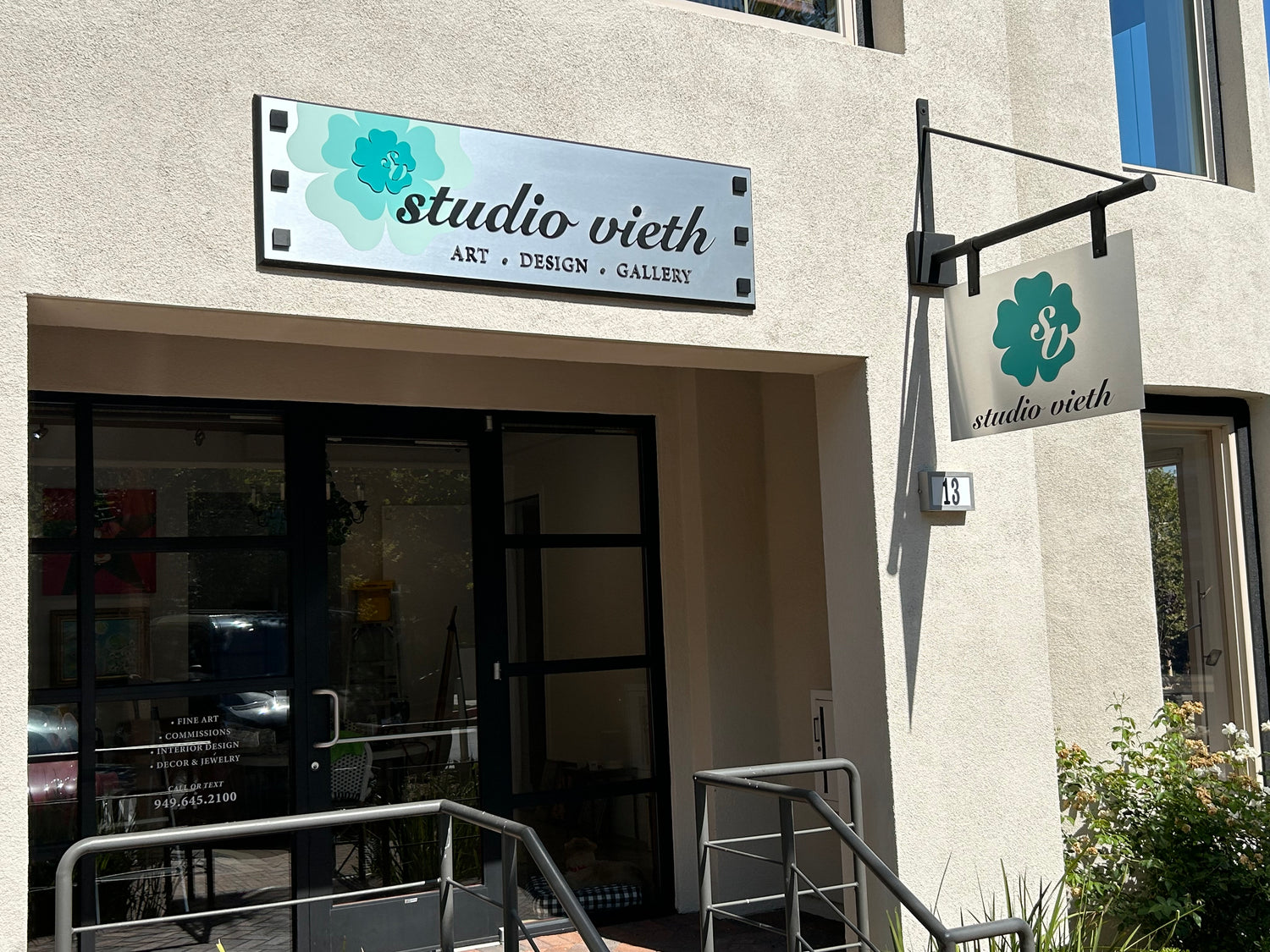 Studio Vieth sign on a building exterior