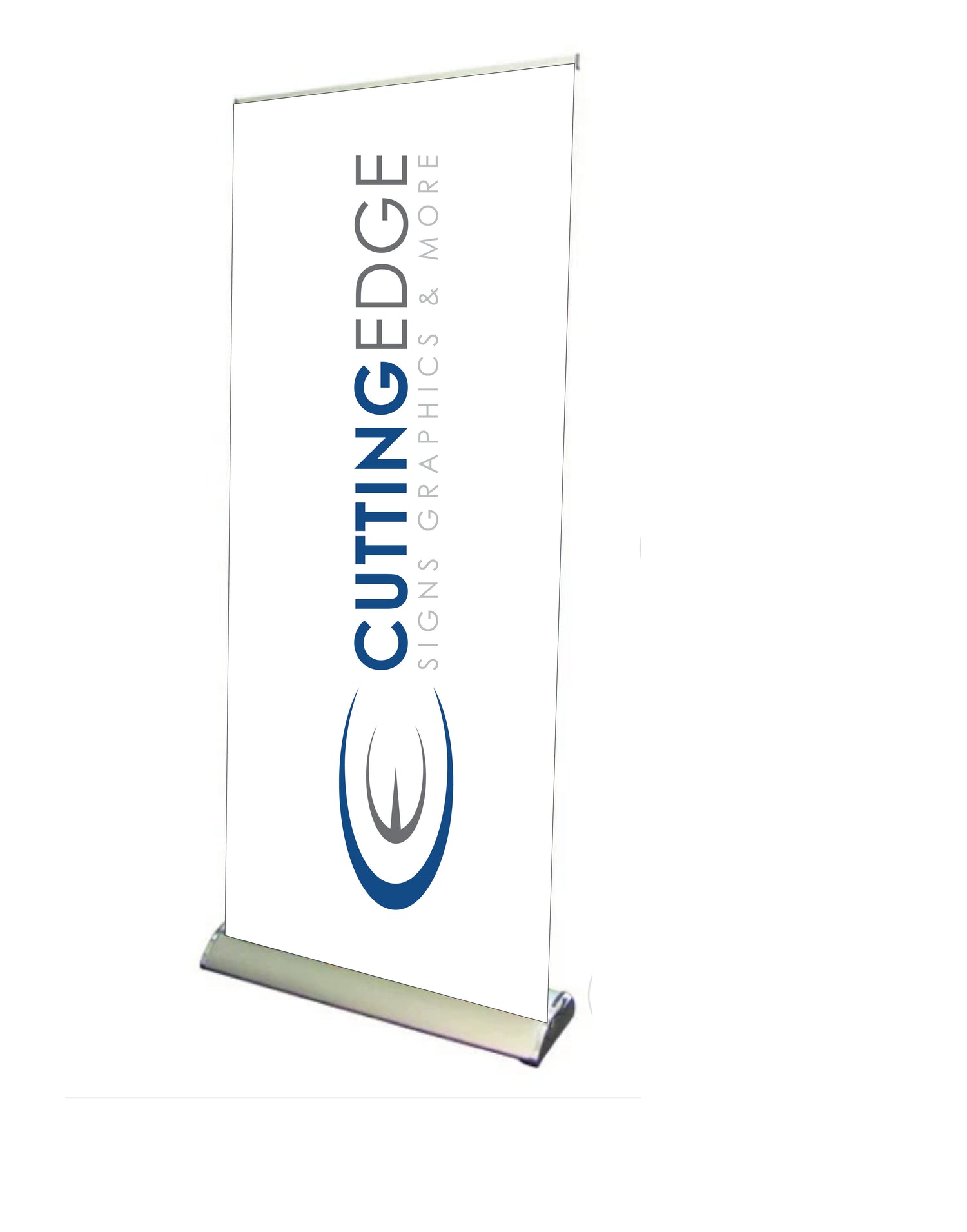 Premium custom retractable banner, designed for high-quality displays at trade shows, events, or business promotions. Features vibrant, custom graphics on durable material, offering easy setup, portability, and long-lasting visibility.