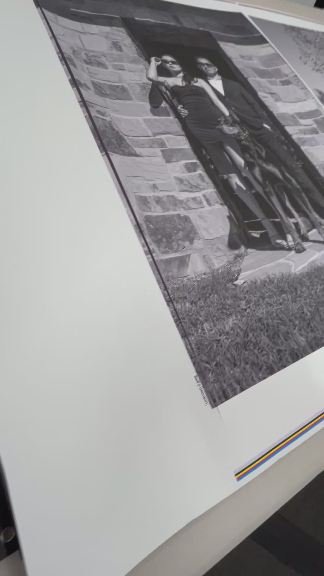 Video of posters printed on paper