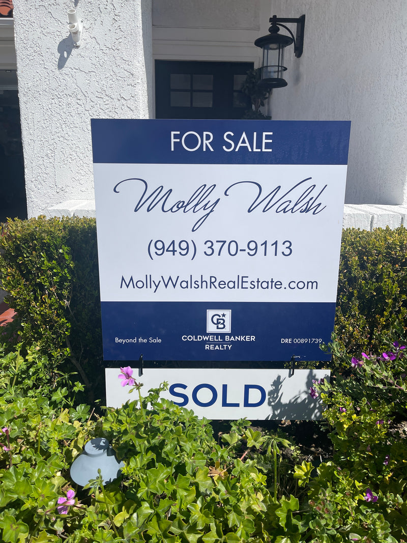 Custom realtor and real estate signs